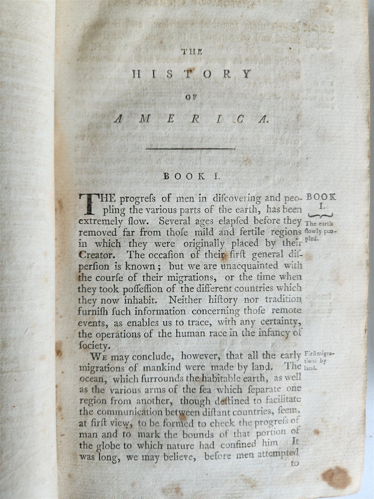 1798 HISTORY of AMERICA by William ROBERTSON 2 VOLUMES antique
