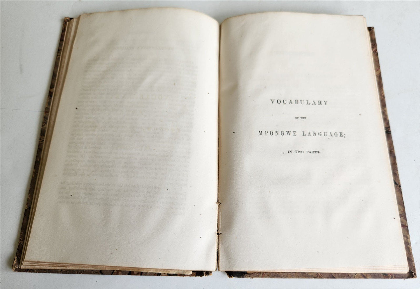 1847 AFRICA - Grammar of the Mpongwe Language with Vocabularies antique