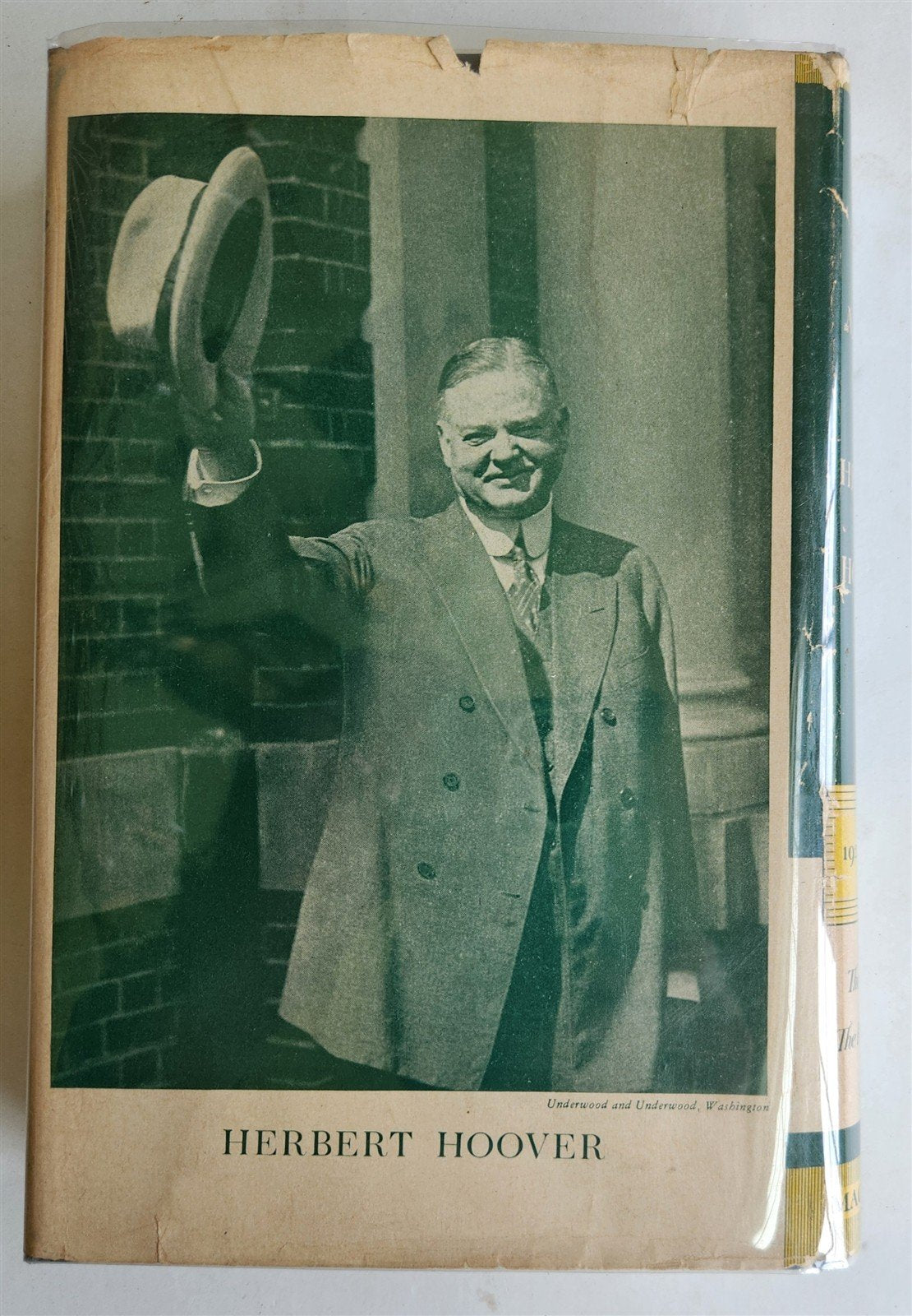 1952 INSCRIBED & SIGNED BY PRESIDENT HOOVER MEMOIRS vintage book AMERICANA