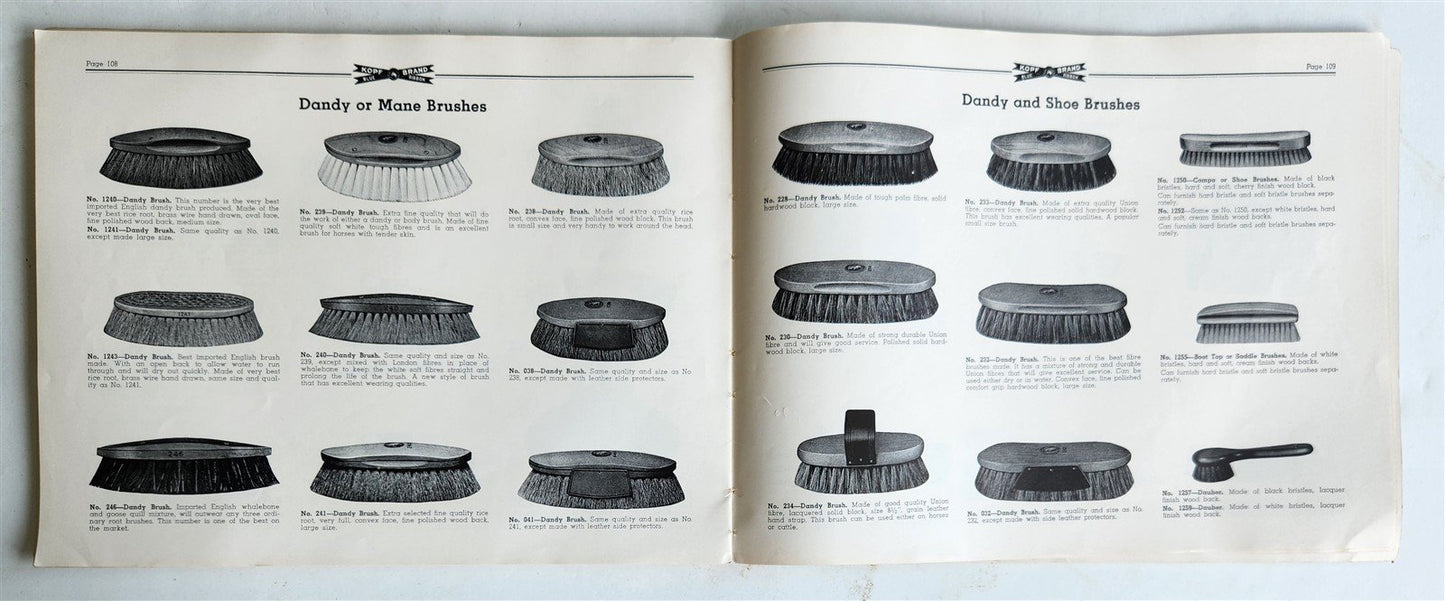 1952 TURF GOODS RACING CATALOG by Kopf Mfg. Co., Inc. VINTAGE illustrated