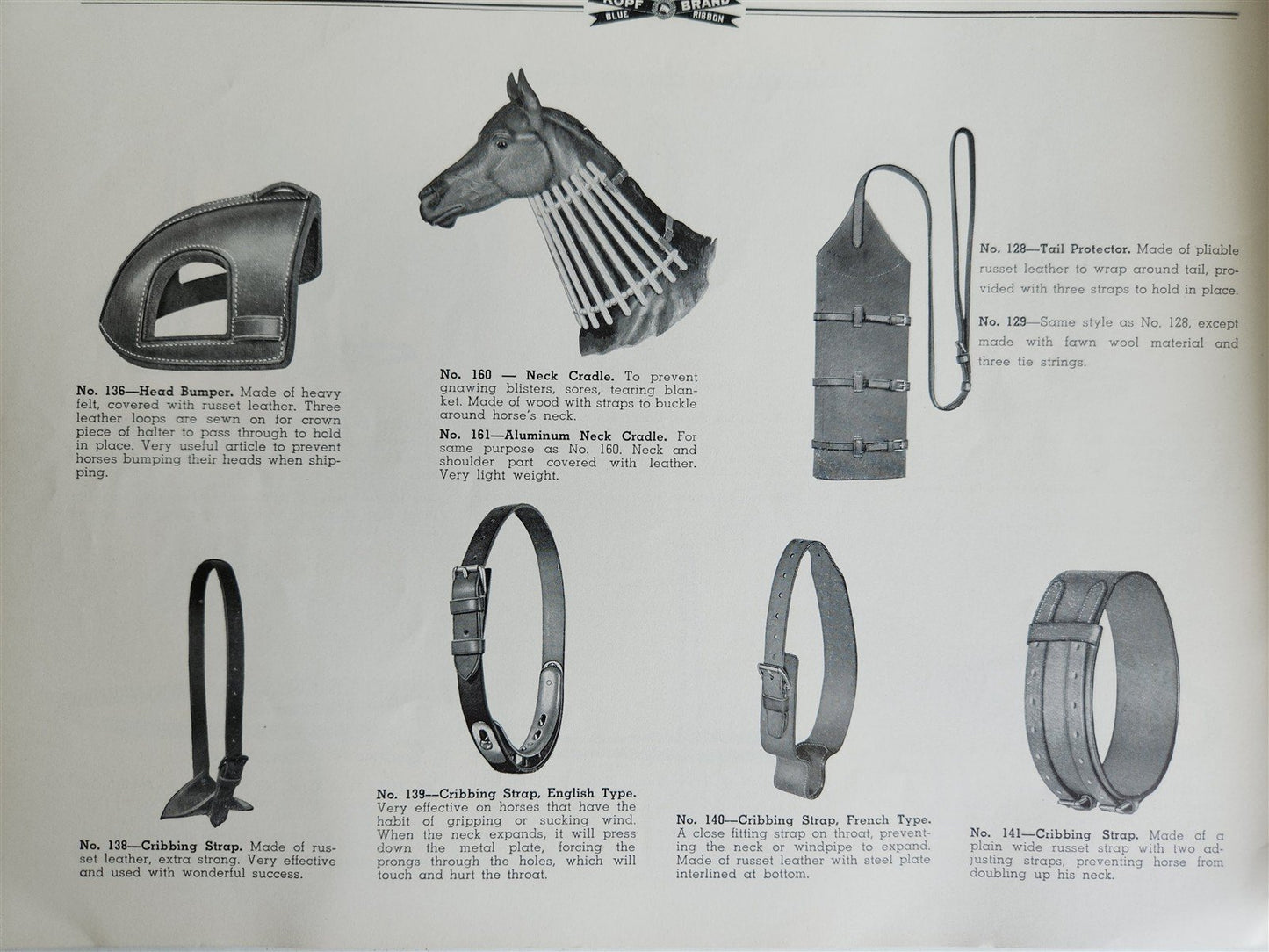 1952 TURF GOODS RACING CATALOG by Kopf Mfg. Co., Inc. VINTAGE illustrated