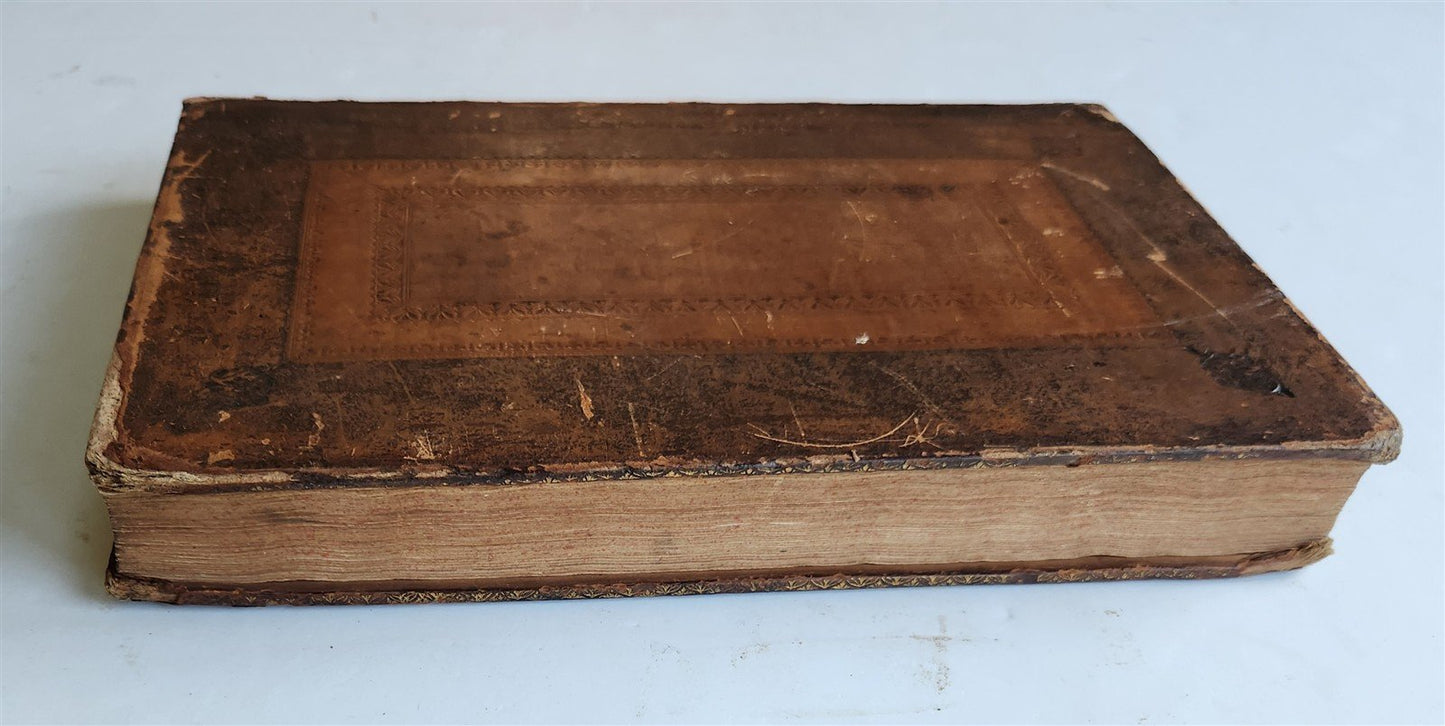 1588 HIPPOCRATES from PERSONAL LIBRARY of WILLIAM THACKERAY w/ AUTOGRAPH antique