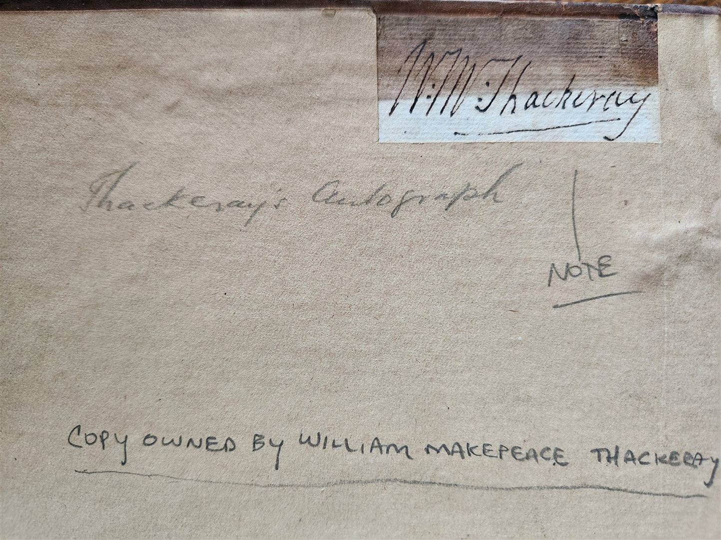 1588 HIPPOCRATES from PERSONAL LIBRARY of WILLIAM THACKERAY w/ AUTOGRAPH antique
