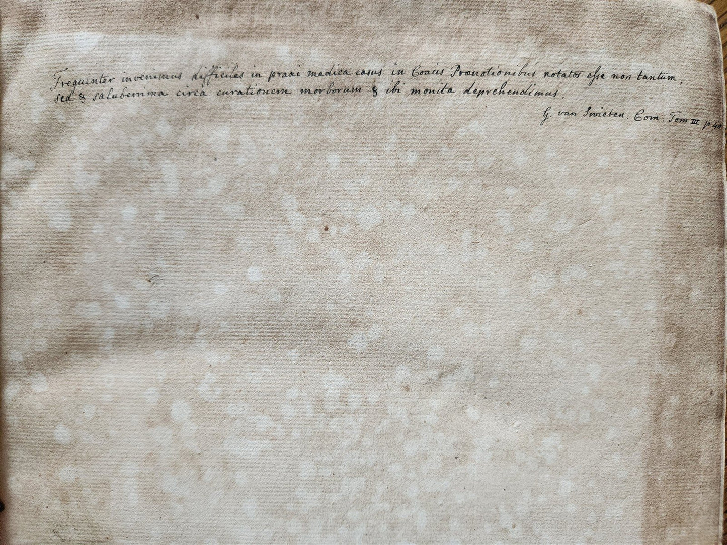 1588 HIPPOCRATES from PERSONAL LIBRARY of WILLIAM THACKERAY w/ AUTOGRAPH antique