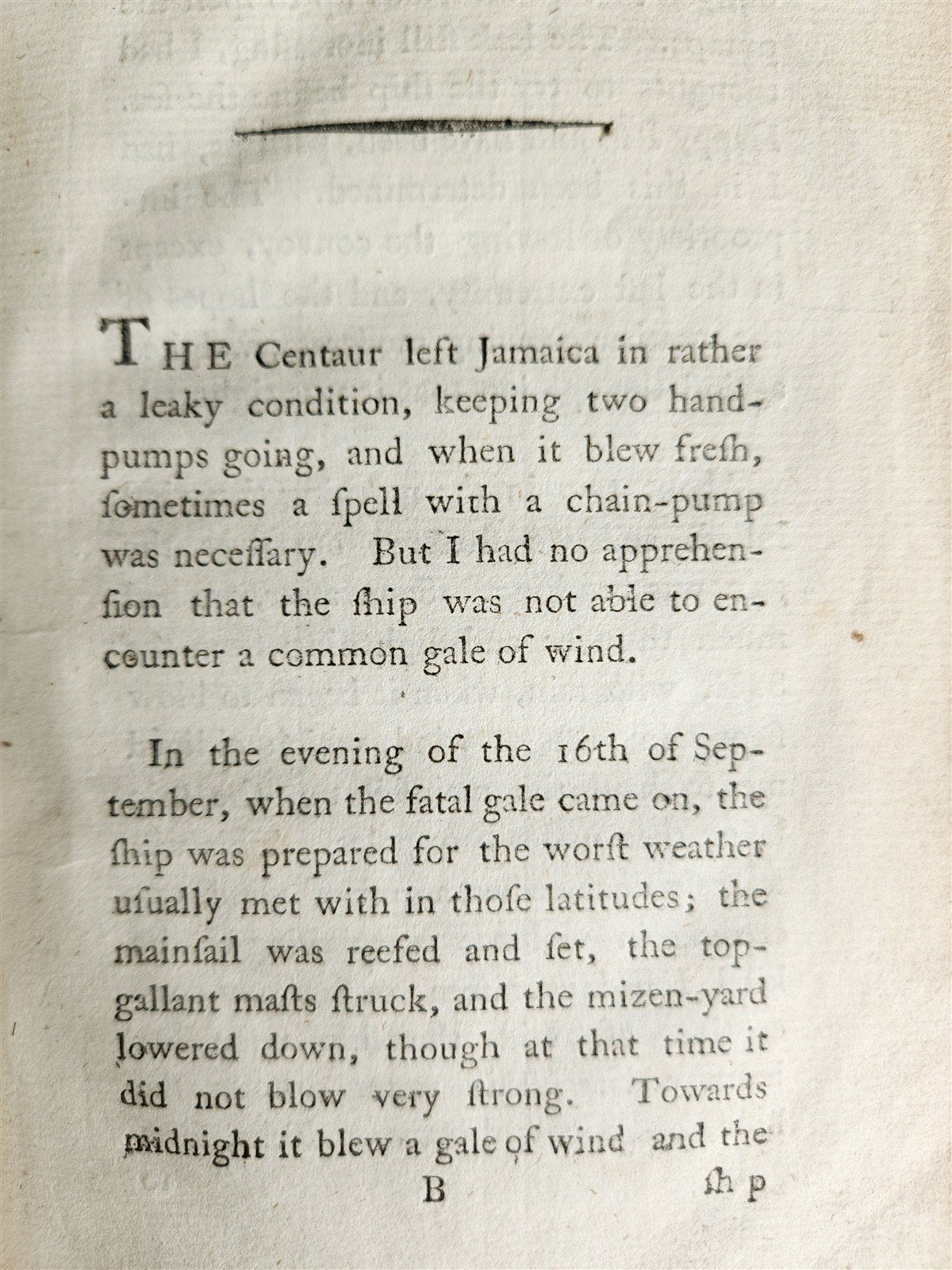 1783 Capt. Inglefield's Narrative Loss of His Majesty's Ship The Centaur antique