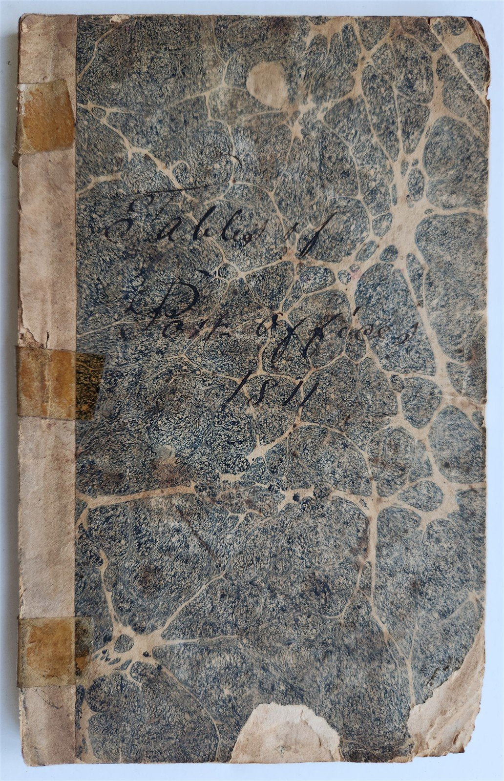 1811 TABLE of POST OFFICES in the UNITED STATES antique AMERICANA