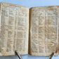 1811 TABLE of POST OFFICES in the UNITED STATES antique AMERICANA