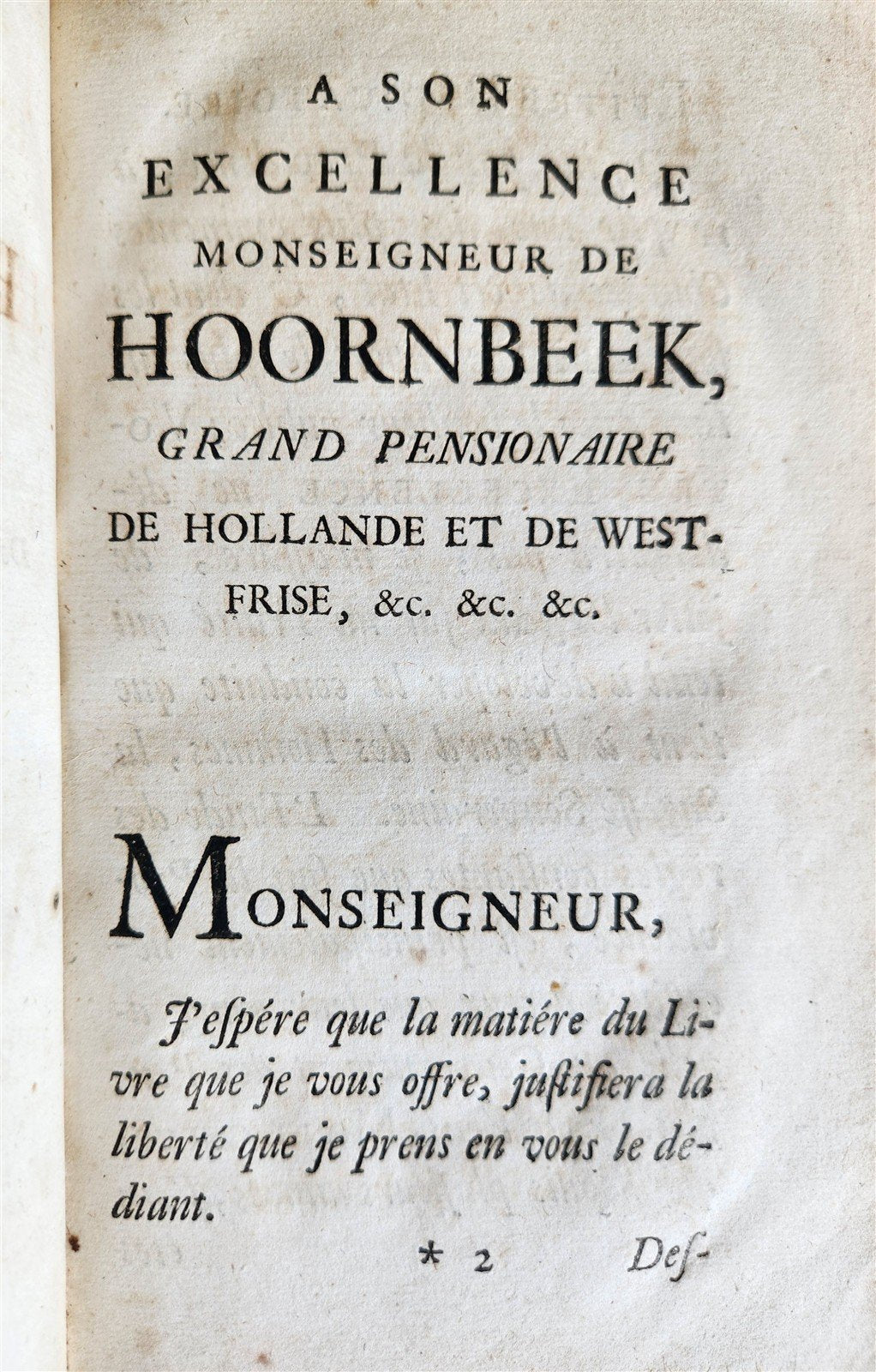 1721 TREATISE on PROVIDENCE in FRENCH antique AMERICANA