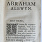 1701 LUCRETIUS DE RERUM NATURA antique ILLUSTRATED