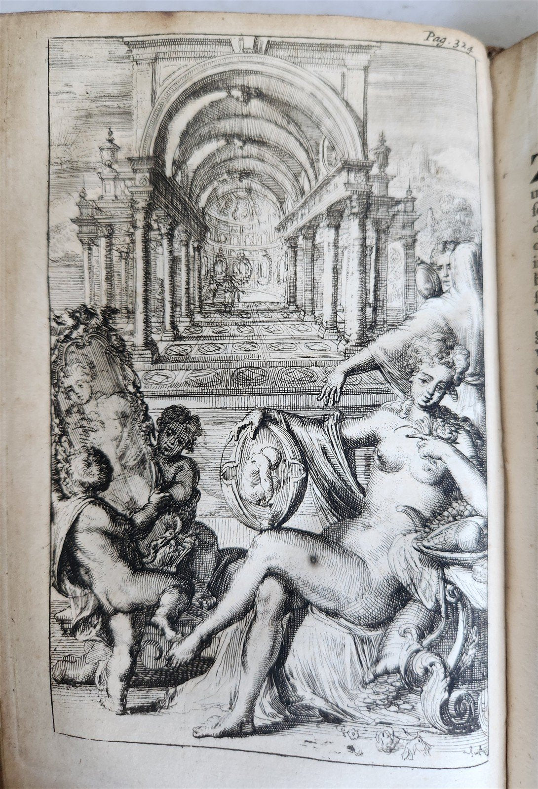 1701 LUCRETIUS DE RERUM NATURA antique ILLUSTRATED