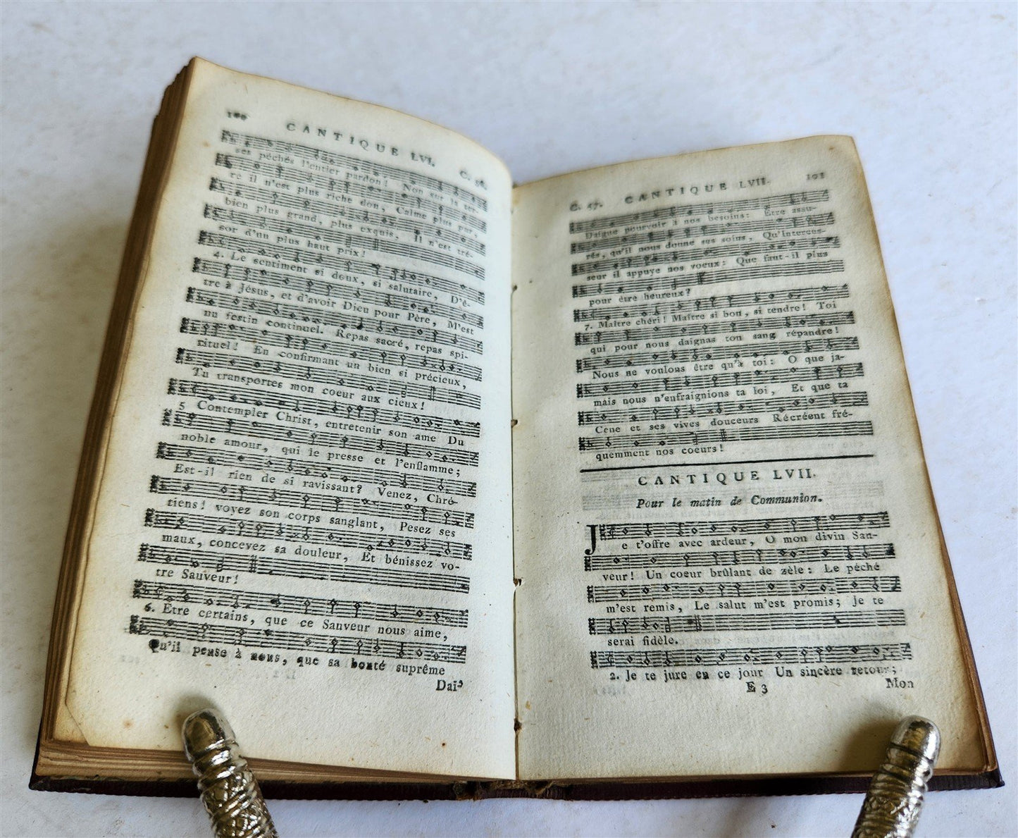 1803 CANTIQUES pour le CULTE PUBLIC antique