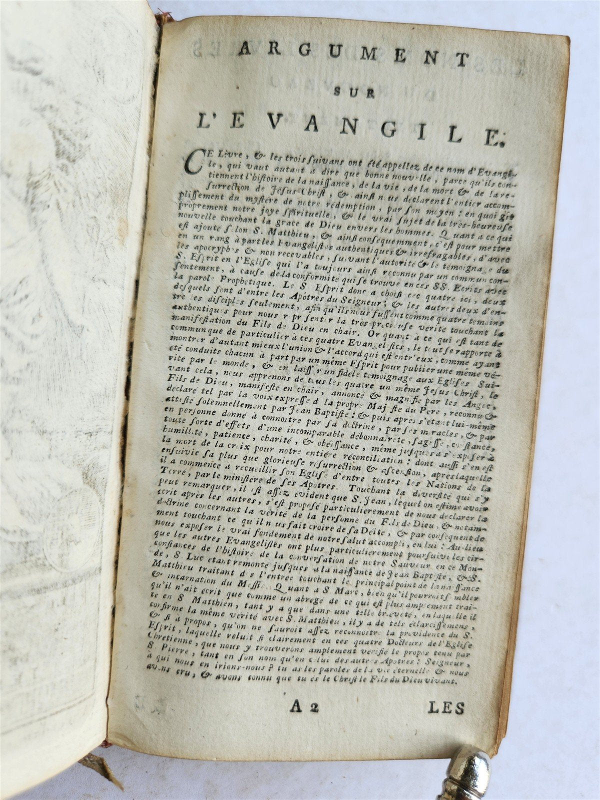 1761 BIBLE in FRENCH LA SAINTE BIBLE OLD & NEW TESTAMENT antique FINE BINDING