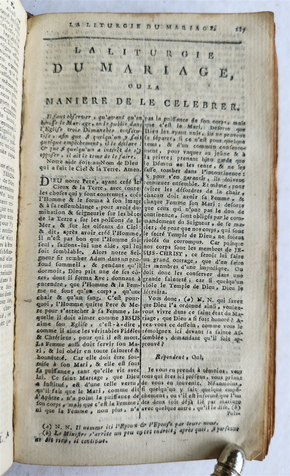 1796 BIBLE in FRENCH LA SAINTE BIBLE NEW TESTAMENT antique FINE BINDING