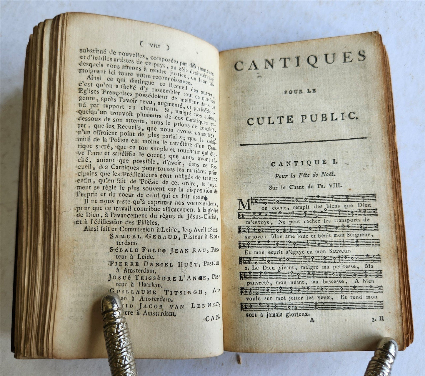 1796 BIBLE in FRENCH LA SAINTE BIBLE NEW TESTAMENT antique FINE BINDING