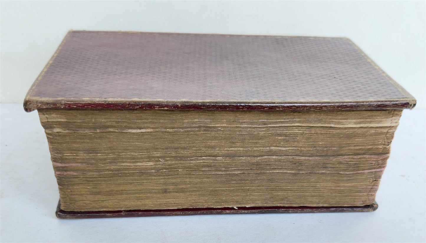 1818 BIBLE in DUTCH NEW TESTAMENT antique FINE BINDING