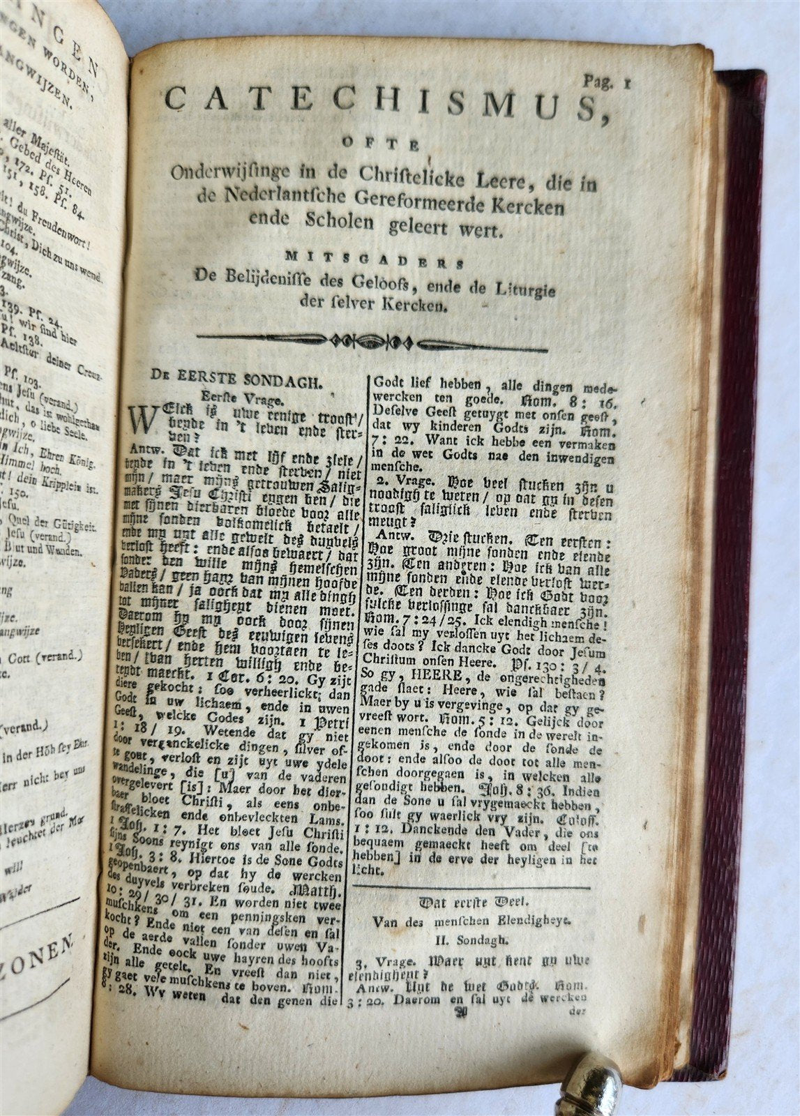 1818 BIBLE in DUTCH NEW TESTAMENT antique FINE BINDING
