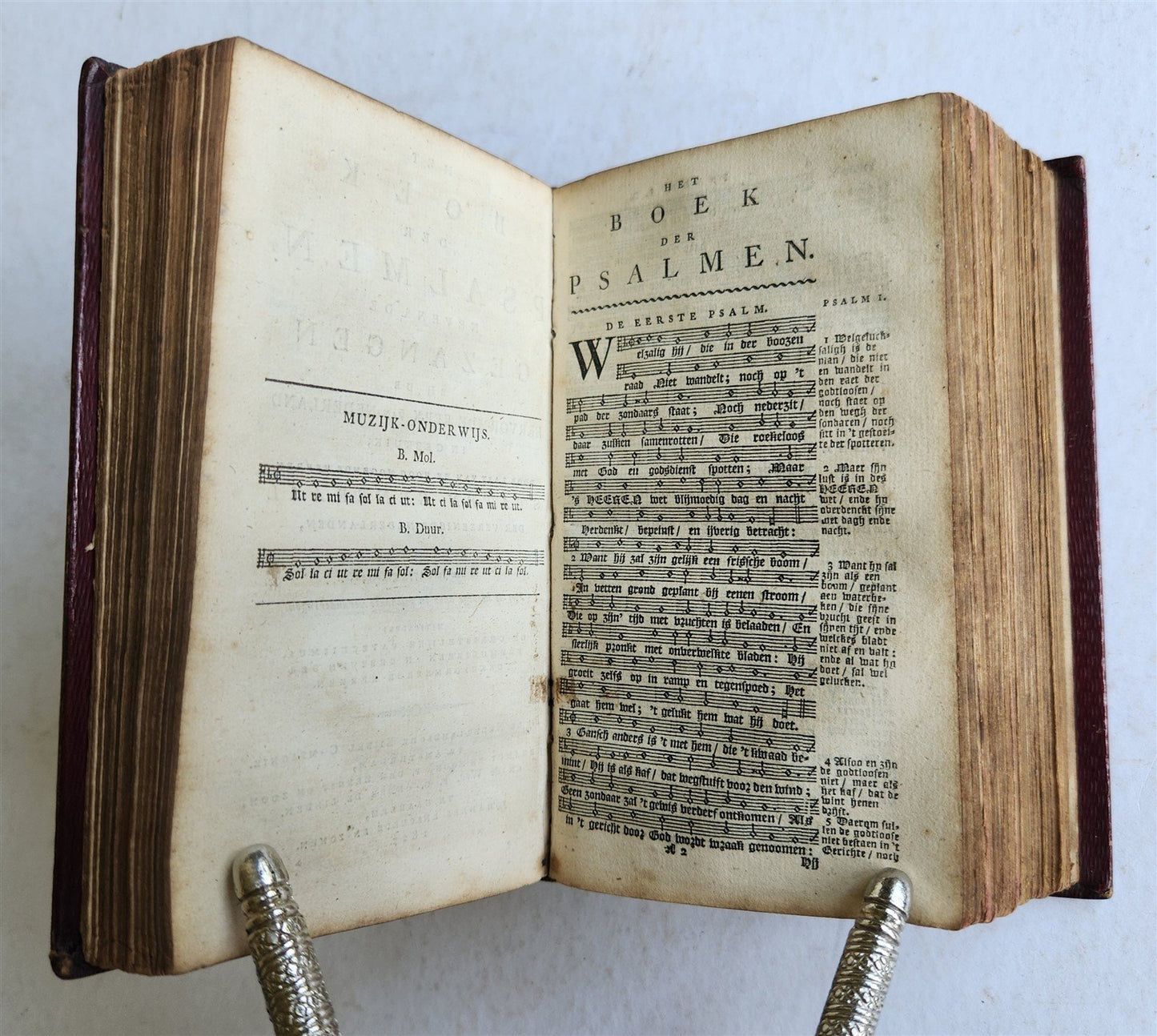 1818 BIBLE in DUTCH NEW TESTAMENT antique FINE BINDING