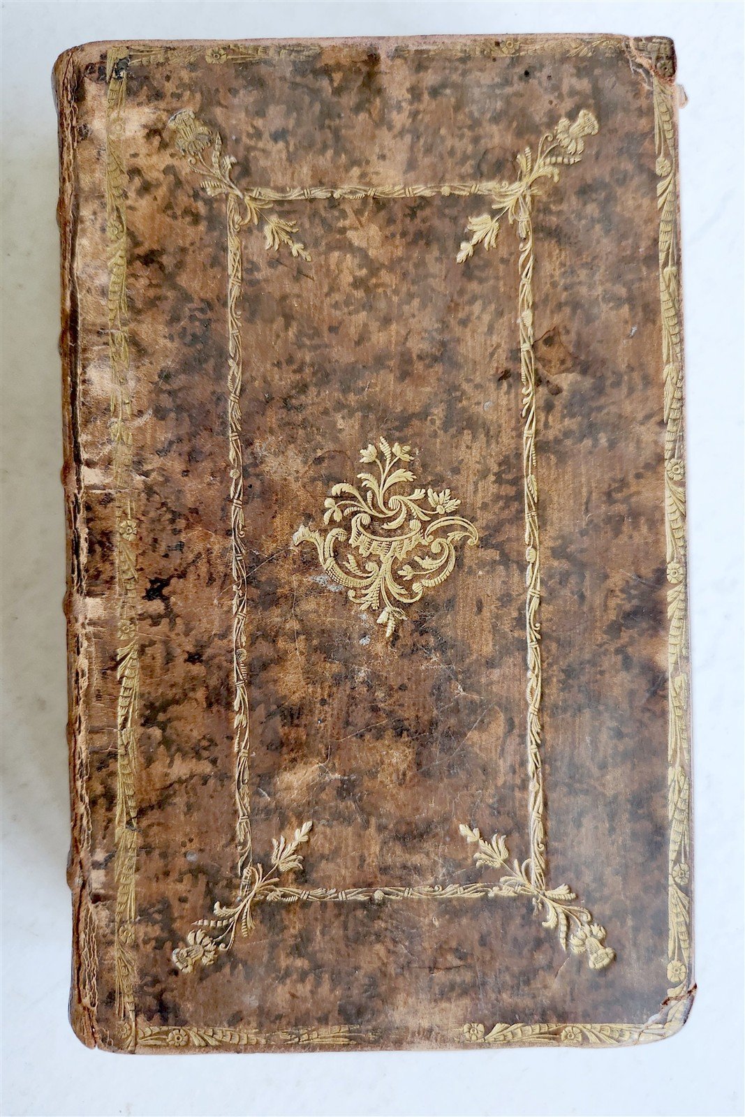 1762 BIBLE in DUTCH OLD TESTAMENT antique FINE BINDING