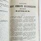 1847 BIBLE in GREEK & LATIN NEW TESTAMENT antique FINE BINDING w/ BAVARIAN CREST