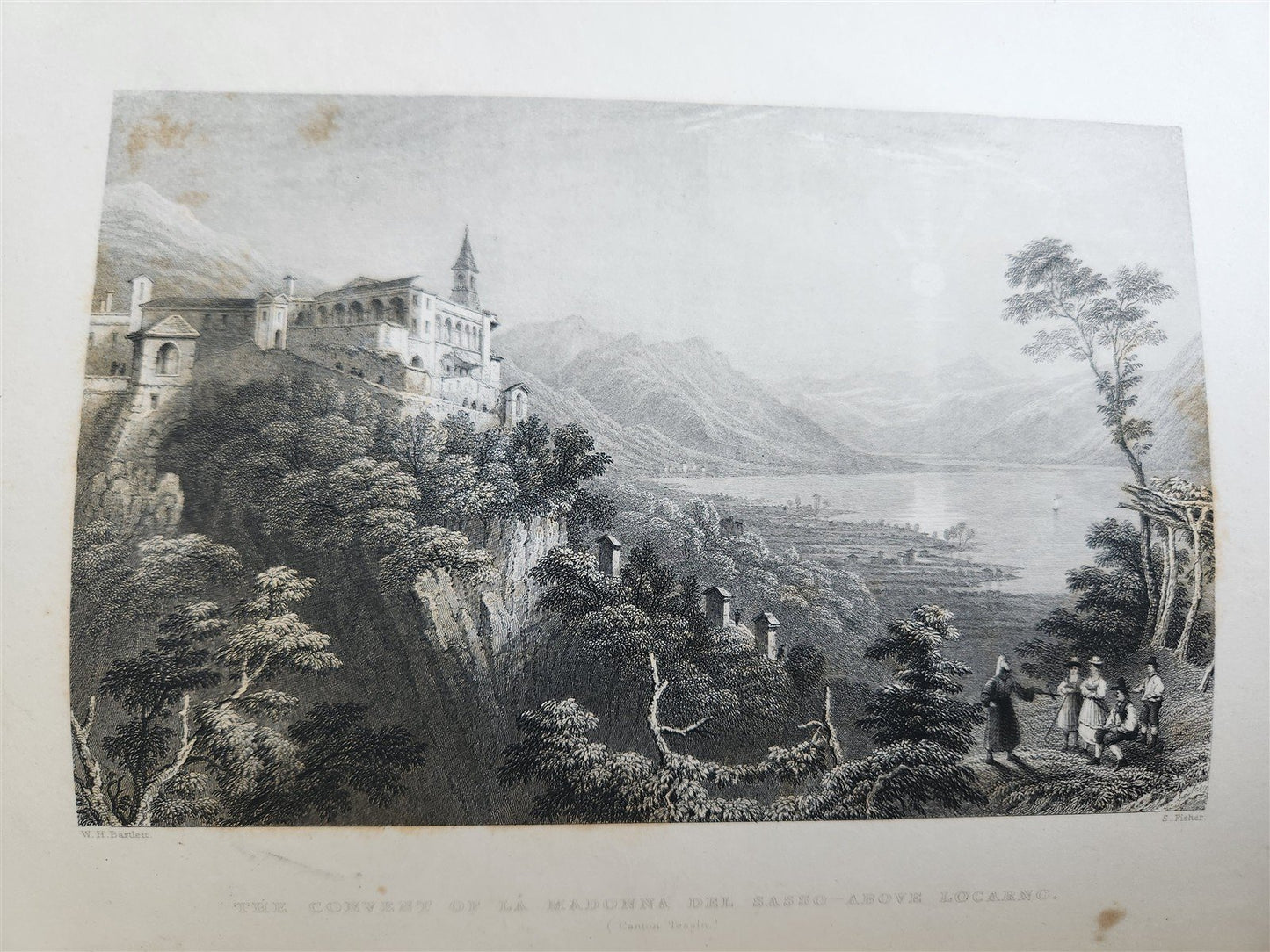 1836 SWITZERLAND ILLUSTRATED 2 volumes ANTIQUE in ENGLISH