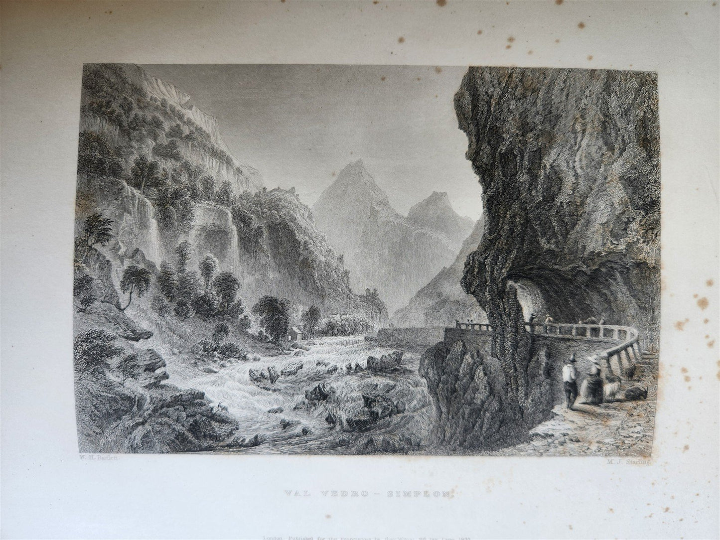 1836 SWITZERLAND ILLUSTRATED 2 volumes ANTIQUE in ENGLISH