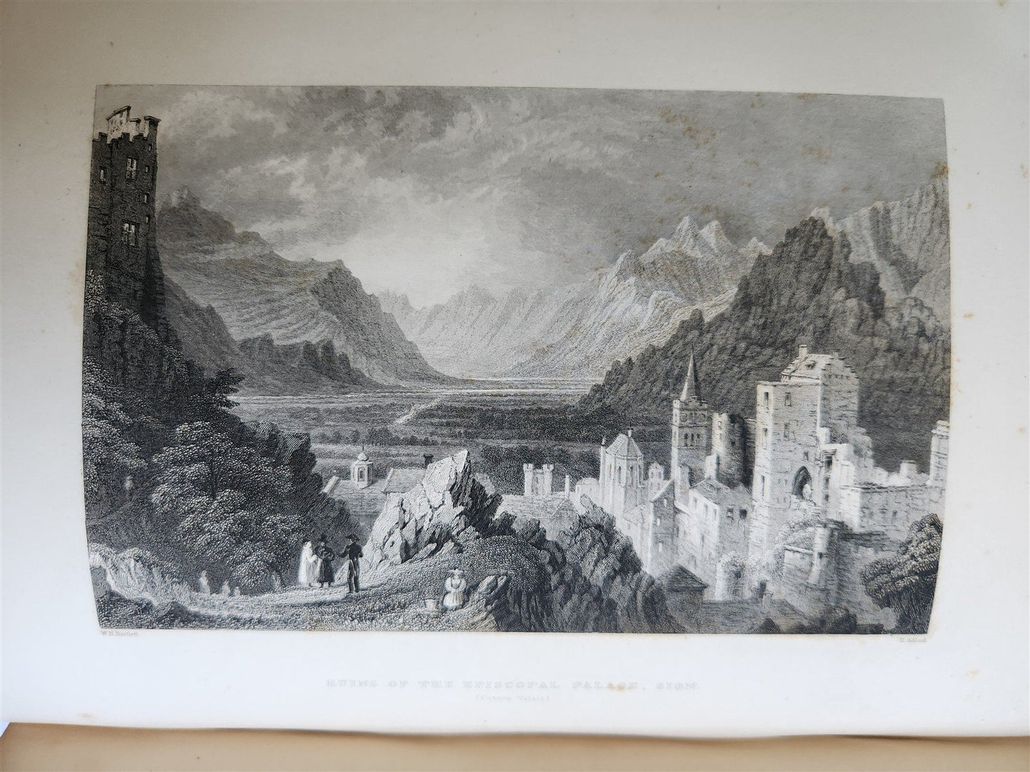 1836 SWITZERLAND ILLUSTRATED 2 volumes ANTIQUE in ENGLISH