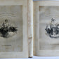 1861 NATIONAL PORTRAIT GALLERY of EMINENT AMERICANS ILLUSTRATED 2 vols ANTIQUE