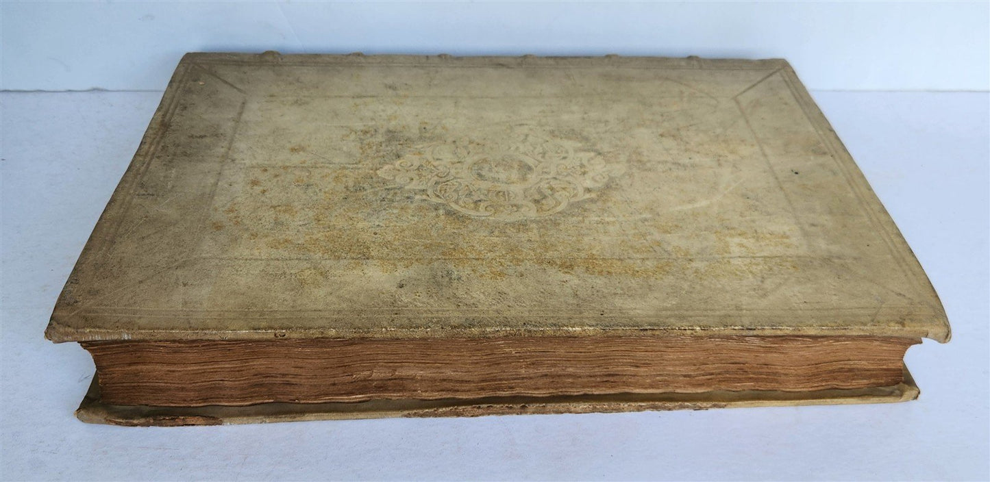 1659 HIPPOCRATES vellum bound folio ANTIQUE APORISMI PROGNOSTICI HIPPOCRATIS
