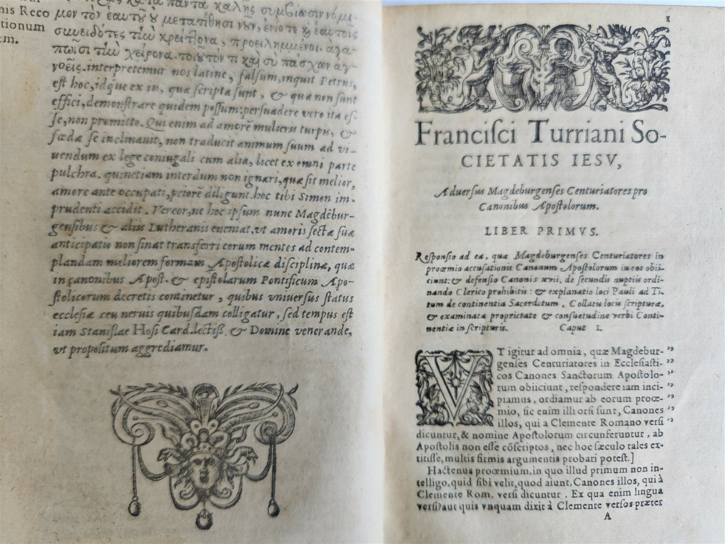 1573 Pro Canonibus Apostolorum by Franciscus Turrianus antique VELLUM BOUND
