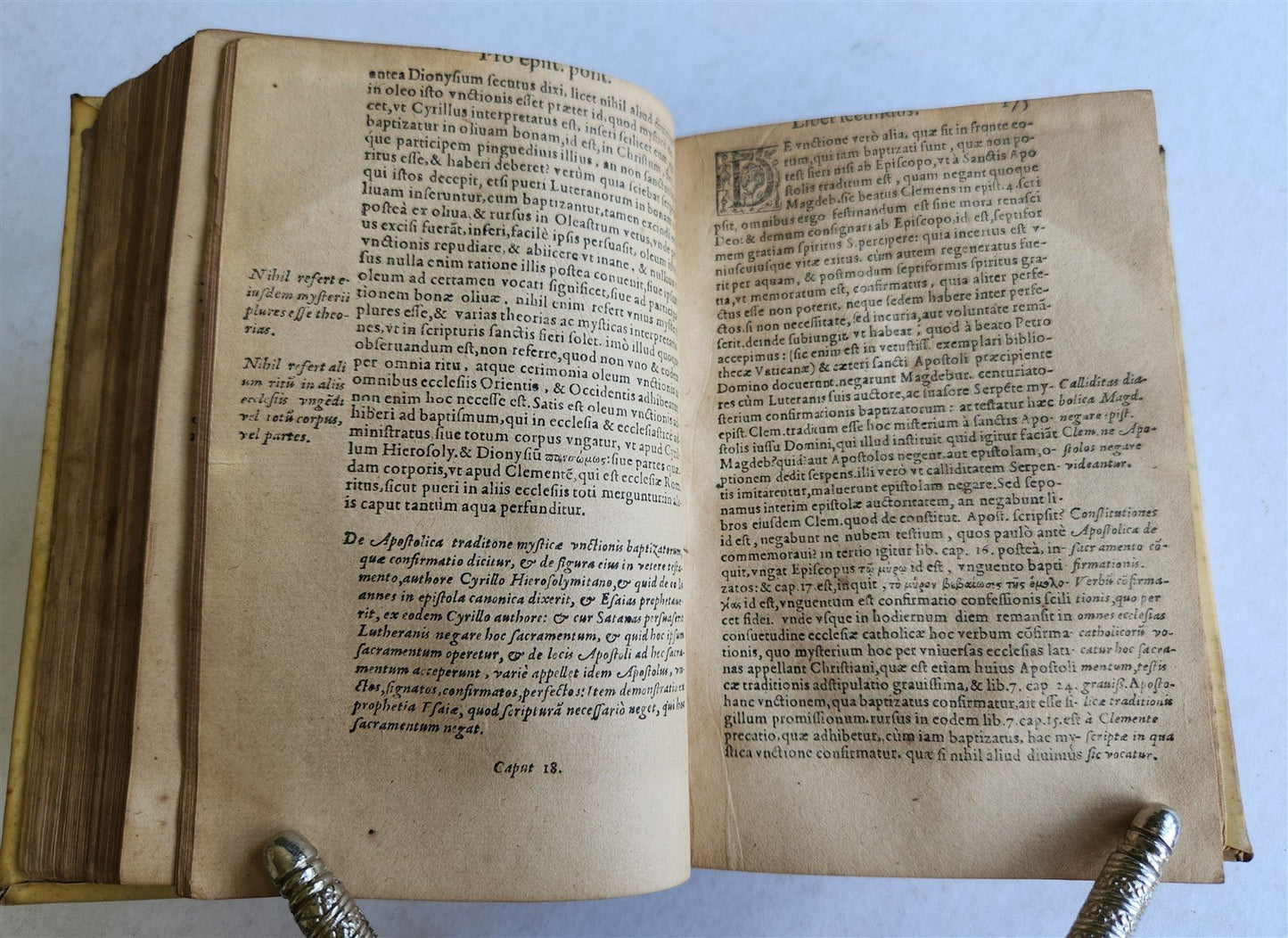 1573 Pro Canonibus Apostolorum by Franciscus Turrianus antique VELLUM BOUND