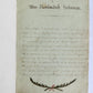 1840 ILLUMINATED POETRY MANUSCRIPT in DUTCH antique
