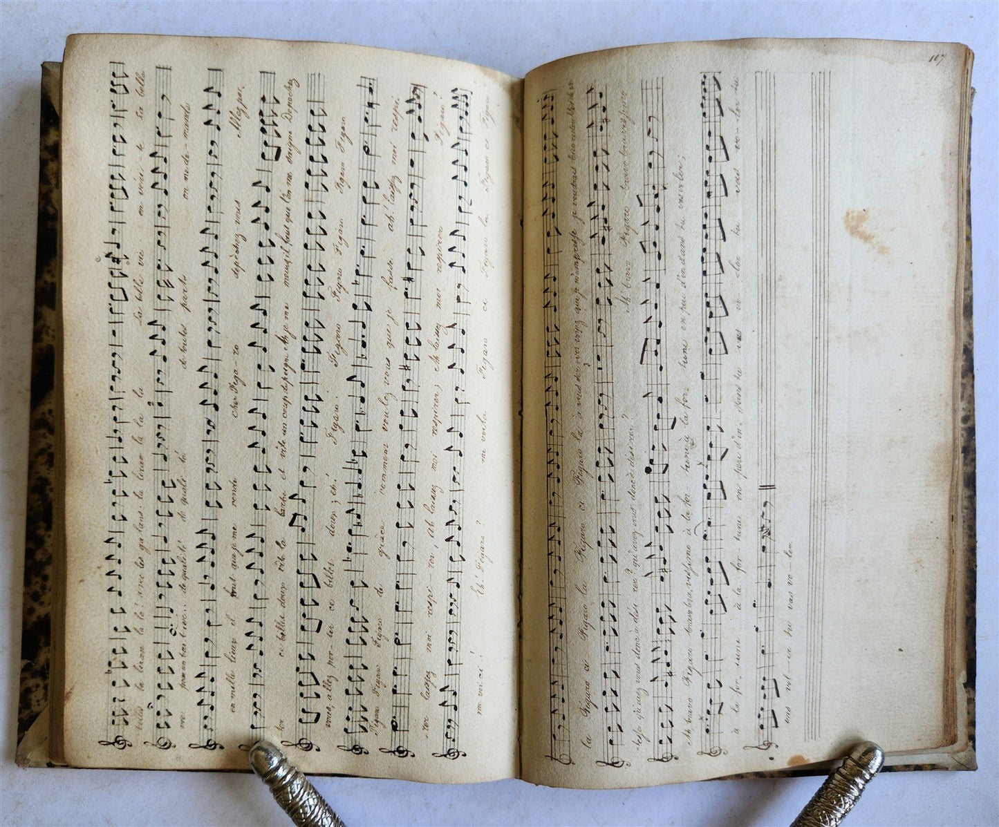 1840 ILLUMINATED POETRY MANUSCRIPT in DUTCH antique