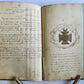 1840 ILLUMINATED POETRY MANUSCRIPT in DUTCH antique