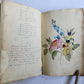 1840 ILLUMINATED POETRY MANUSCRIPT in DUTCH antique