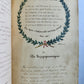 1840 ILLUMINATED POETRY MANUSCRIPT in DUTCH antique