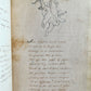 1840 ILLUMINATED POETRY MANUSCRIPT in DUTCH antique