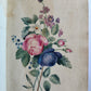 1840 ILLUMINATED POETRY MANUSCRIPT in DUTCH antique