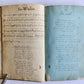 1840 ILLUMINATED POETRY MANUSCRIPT in DUTCH antique