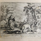 1650 BIBLE FIGURES illustrated by Matthaeus Merian w/ 233 ENGRAVINGS ANTIQUE