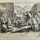 1650 BIBLE FIGURES illustrated by Matthaeus Merian w/ 233 ENGRAVINGS ANTIQUE
