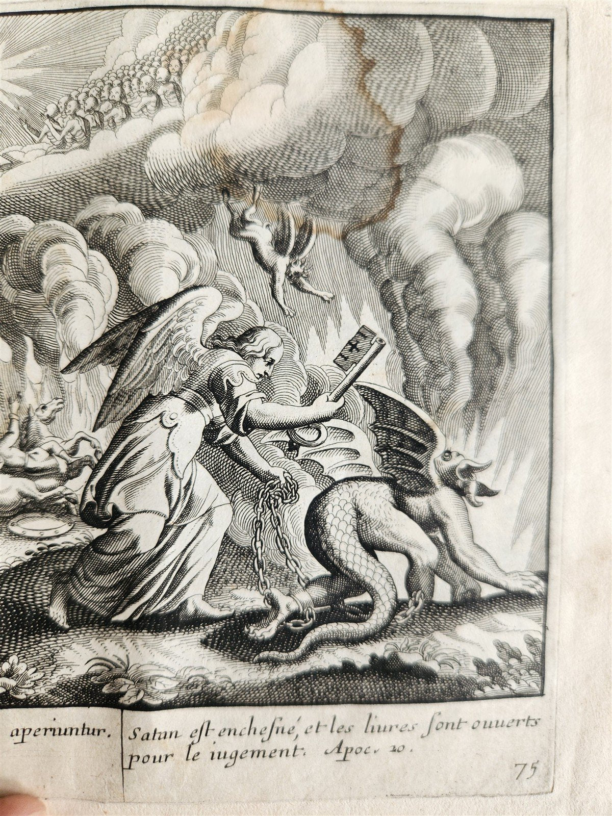 1650 BIBLE FIGURES illustrated by Matthaeus Merian w/ 233 ENGRAVINGS ANTIQUE