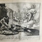 1650 BIBLE FIGURES illustrated by Matthaeus Merian w/ 233 ENGRAVINGS ANTIQUE