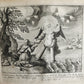 1650 BIBLE FIGURES illustrated by Matthaeus Merian w/ 233 ENGRAVINGS ANTIQUE