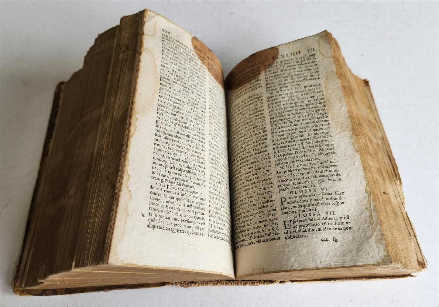 1593 LAW BOOK by Johannes Petrus de Ferrariis ANTIQUE Geneva 16th century