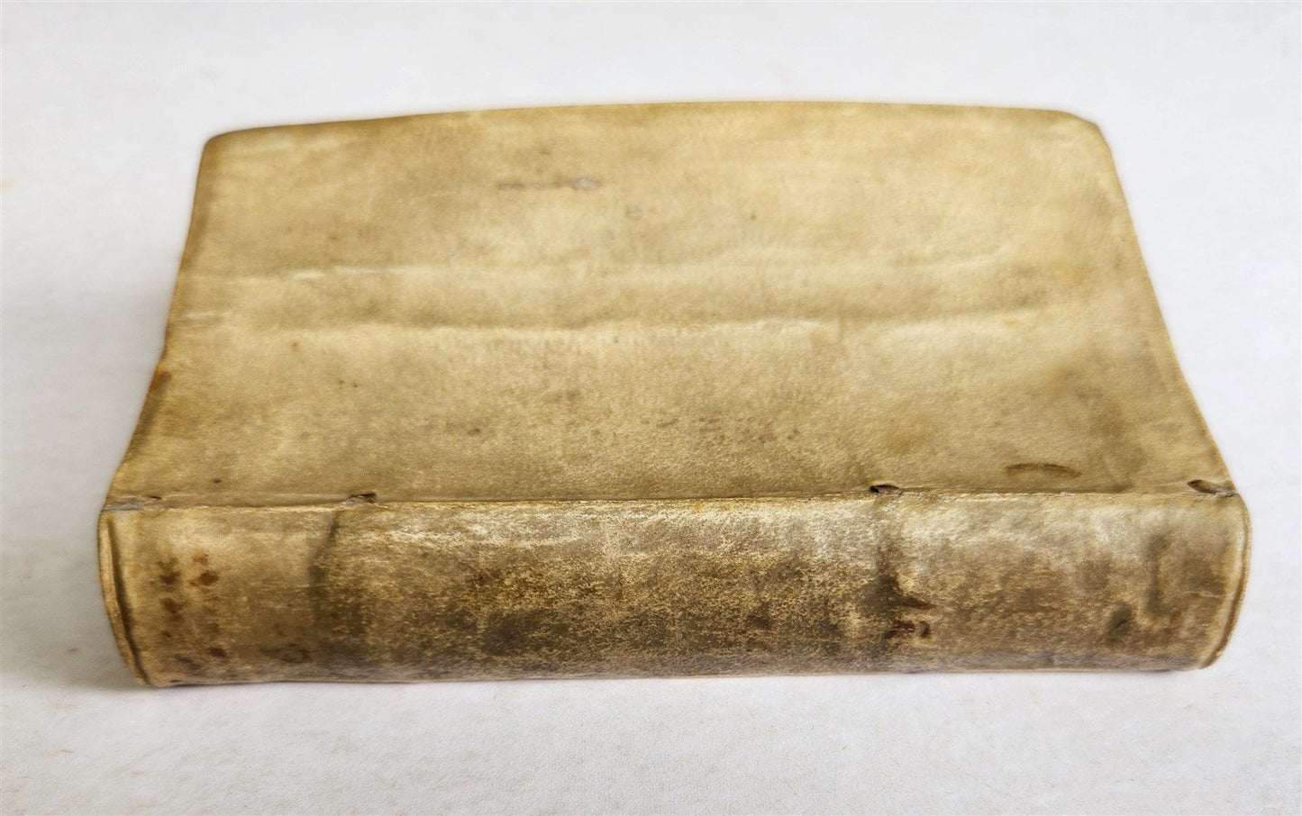 1609 COMMENTARY on ANCIENT ROMAN CLASSICAL AUTHORS vellum binding ANTIQUE