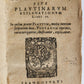 1609 COMMENTARY on ANCIENT ROMAN CLASSICAL AUTHORS vellum binding ANTIQUE