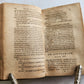 1609 COMMENTARY on ANCIENT ROMAN CLASSICAL AUTHORS vellum binding ANTIQUE