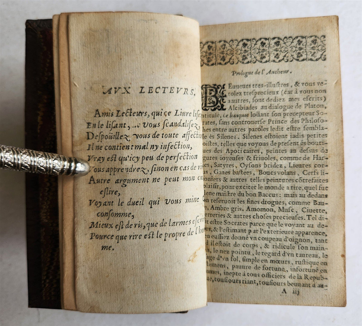 1605 Life & Heroic Deeds of Gargantua & Pantagruel by Francois Rabelais ANTIQUE