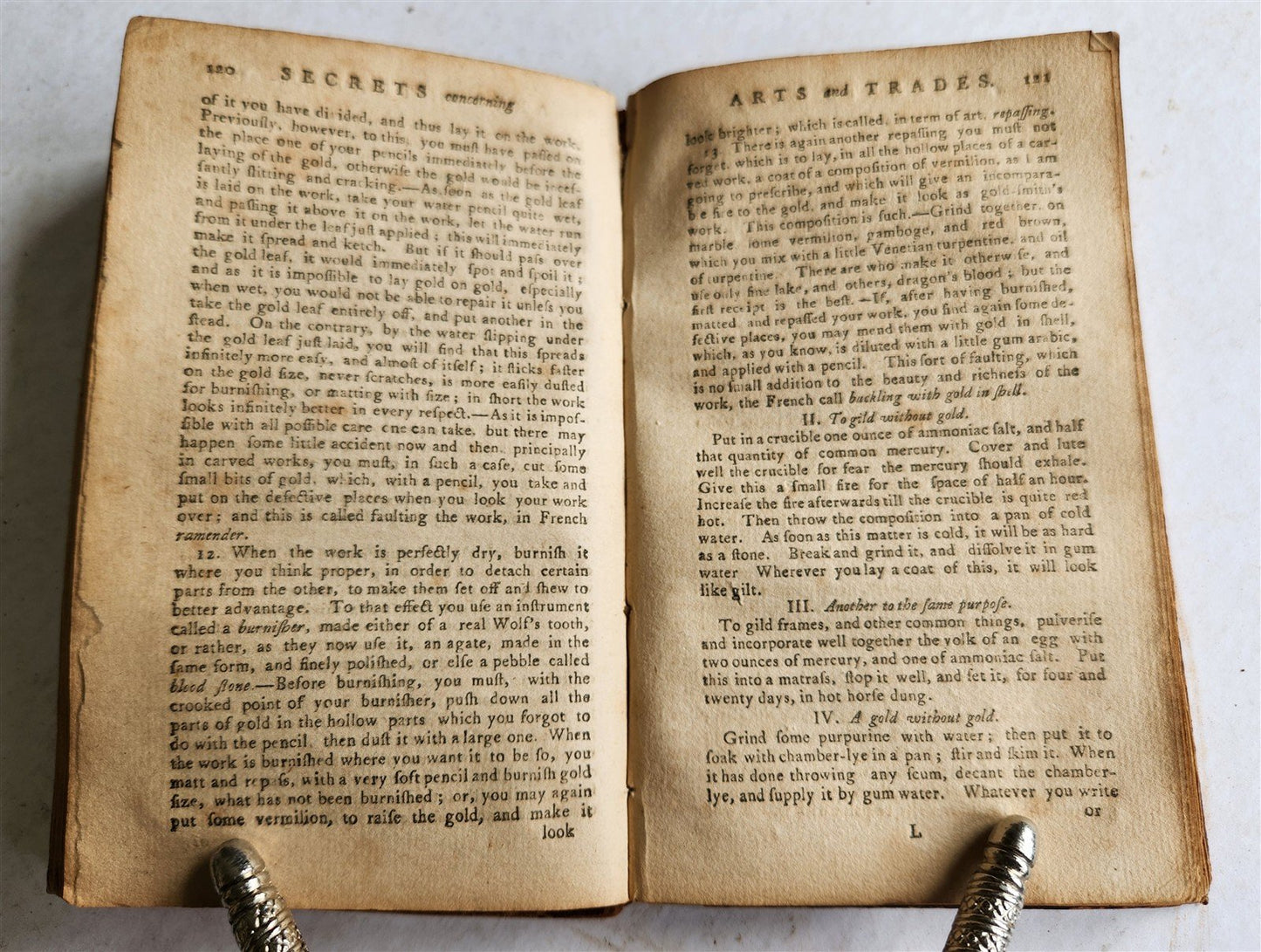 1795 Valuable Secrets Concerning Arts and Trades ANTIQUE Americana