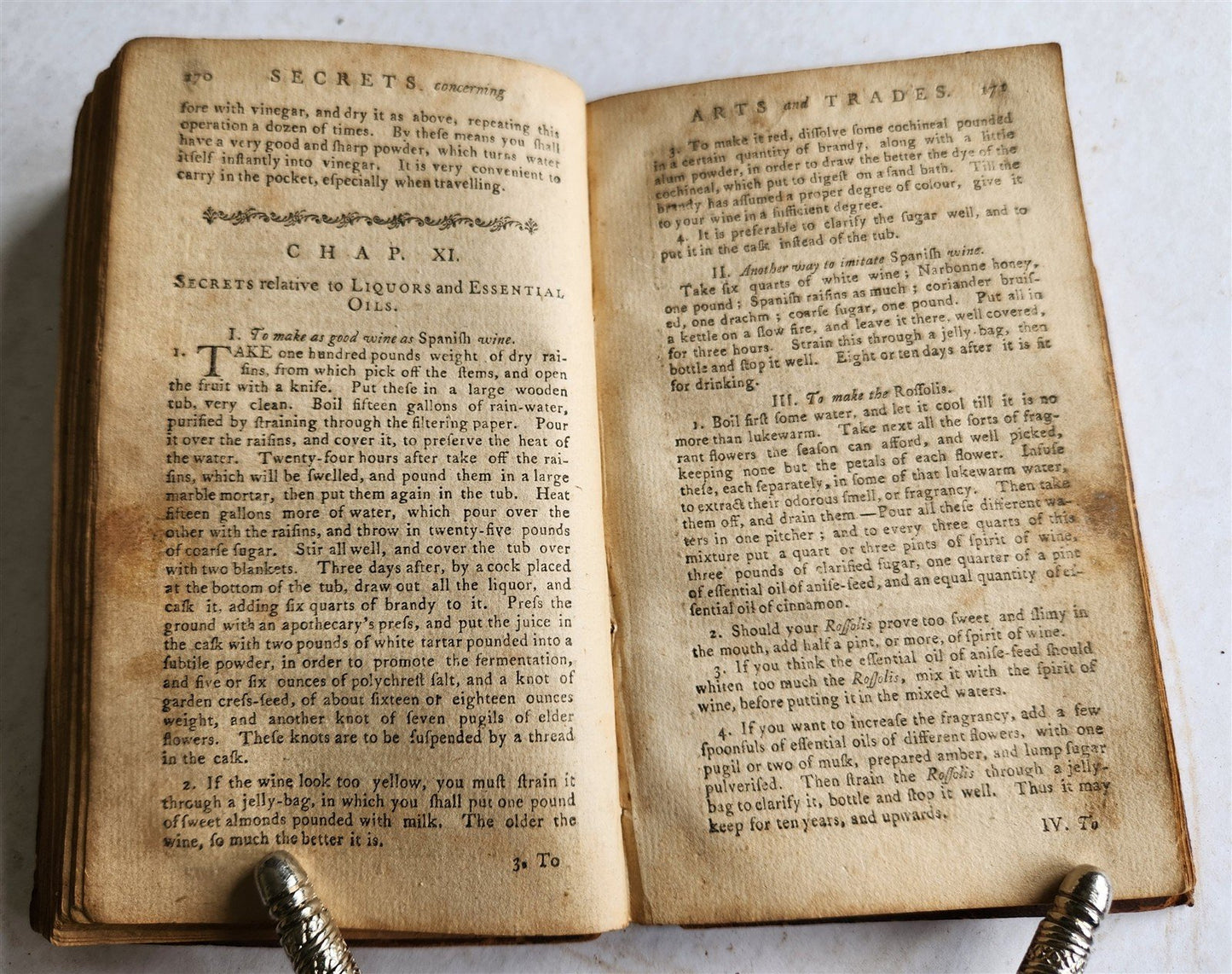 1795 Valuable Secrets Concerning Arts and Trades ANTIQUE Americana